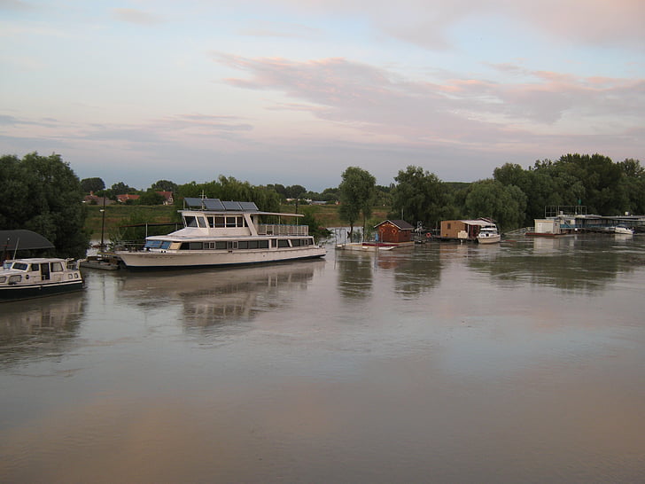 Danube, Slovakia, itu, banjir, Perang, Sungai, Stream