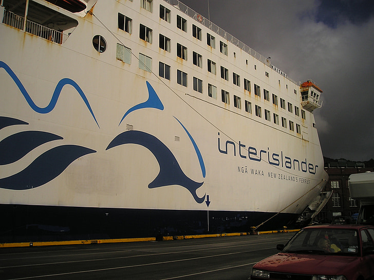 Nový Zéland, interislander, Ferry, Wellington, Port