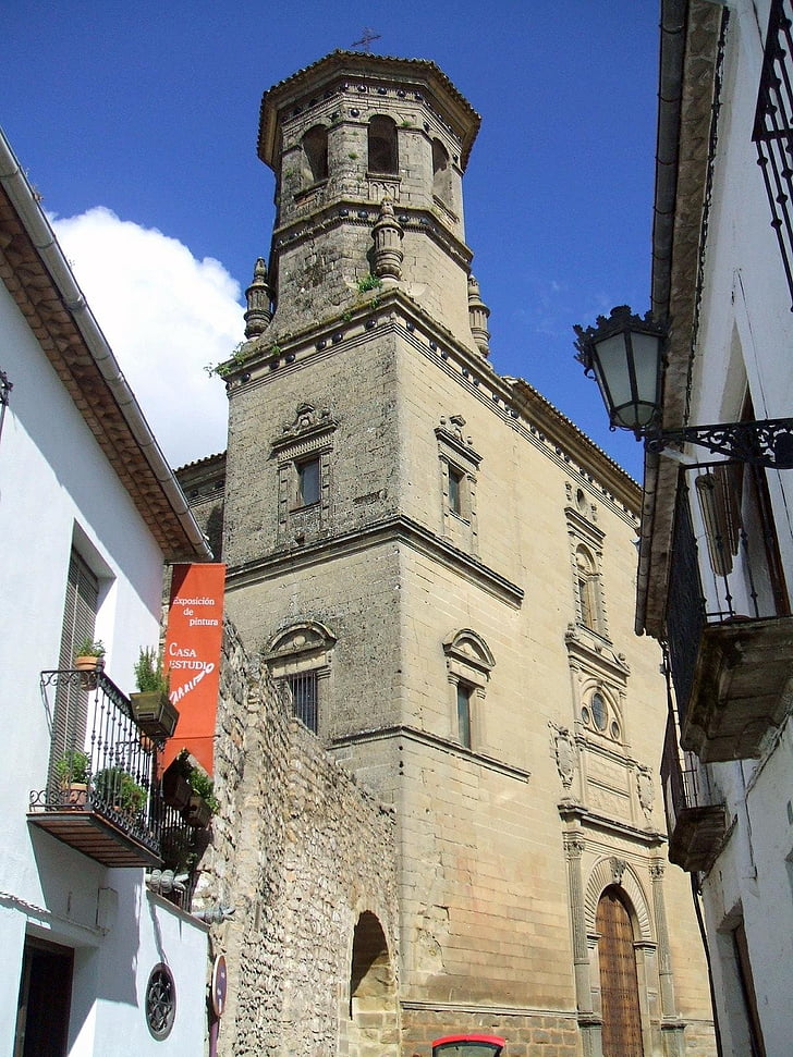 Baeza, Universitetet, Spania, historiske, bygge, tårnet, arkitektur