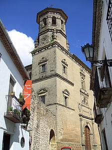 Baeza, Universitet, Spanien, historiske, bygning, Tower, arkitektur