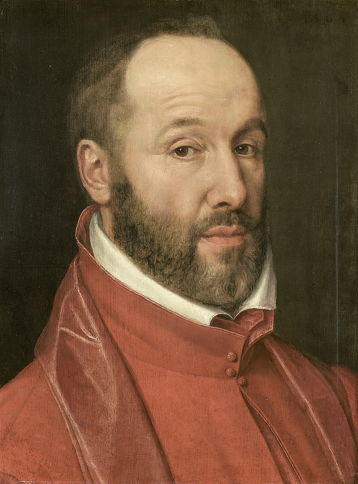 Antoine, perrenot, Granvelle, potret, Kardinal, Menteri, Rijksmuseum
