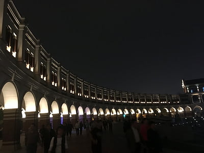la noche, Tianjin, luz