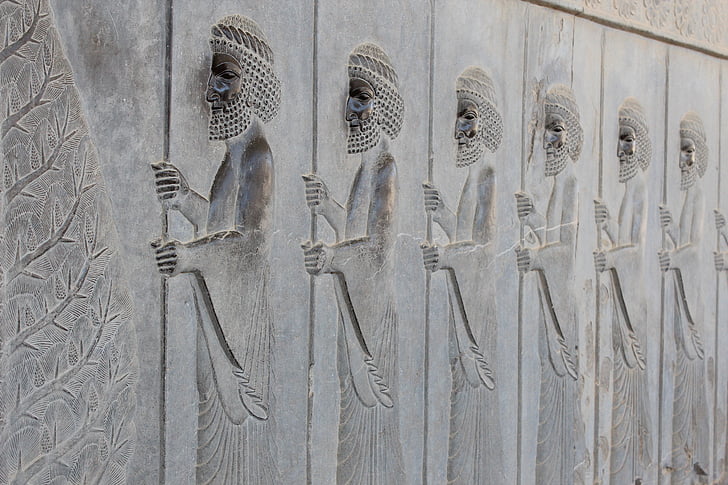 Persepolis, Iran, gamle, Persien, iranske, monument, gamle