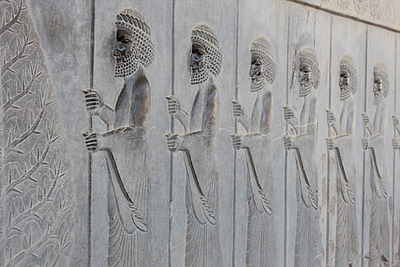 Persepolis, Iran, oude, Perzië, Iraanse, monument, oude