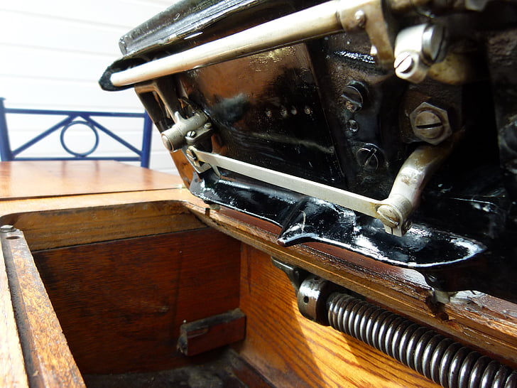 šijací stroj, Antique, spevák, šitie, stroj, Vintage, nástroj