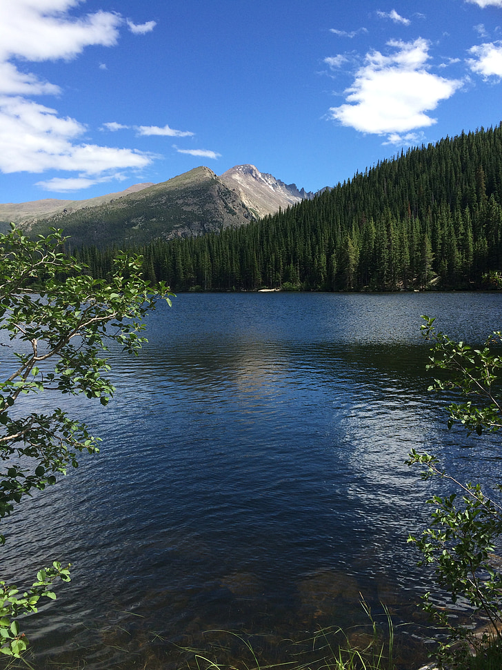 Nationaalpark Rocky mountains, Bear lake, Colorado, natuur, Bergen