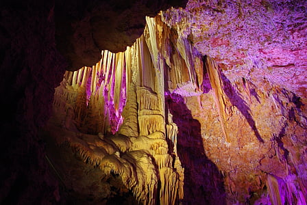 Печера, сталактитові, сталагмітів, підпілля
