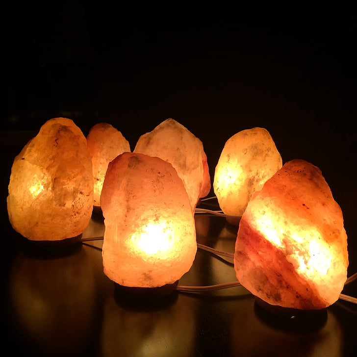 Гімалайський сіль лампи, Гімалайський солі кристал, Іонізатори