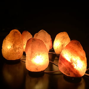 himalajske soli svetilke, himalajsko sol kristali, ionizatorji
