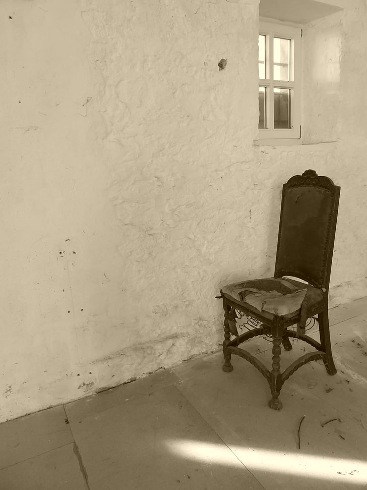 stolica, Stari, starinski, sjediti, namještaj, drvo, Stara stolica