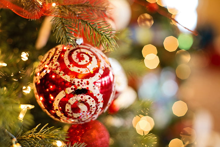 Weihnachtslichter, Urlaub, Ornament, Licht, glänzend, Dekoration, Weihnachten