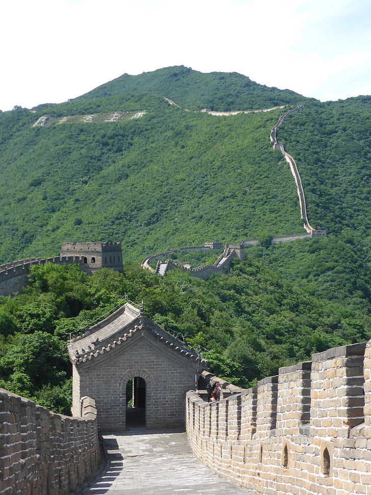 Lielais Ķīnas mūris, Ķīniešu, slavens, mantojums, orientieris, vēsturisko, sienas