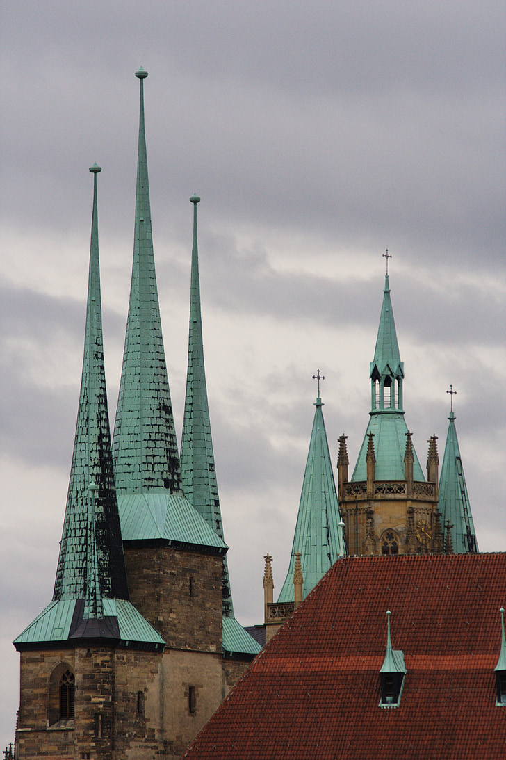 Erfurt, religión, Severikirche, Dom