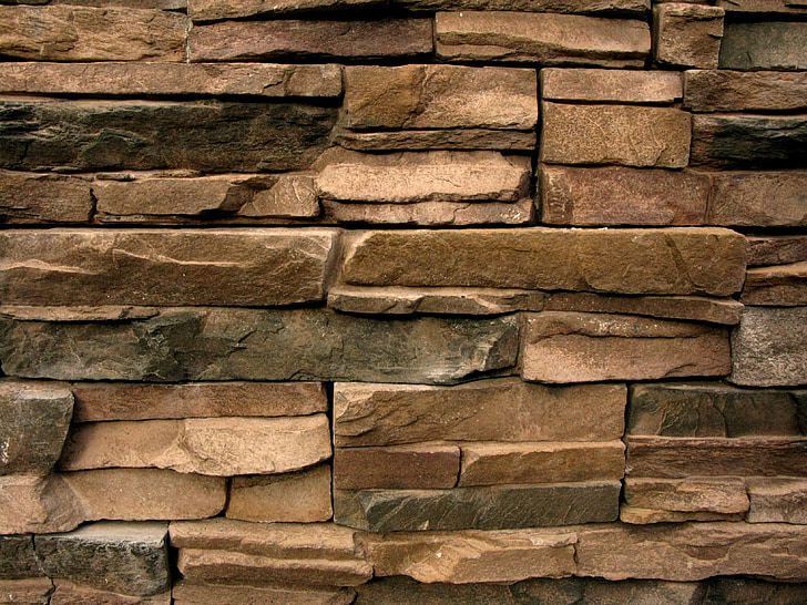 textura, pedra, parede, áspero, rocha, material, construção