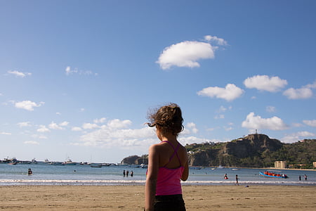 Смотреть, небо, пляж, мне?, океан, Сан-Хуан-дель-Сур, Смотреть