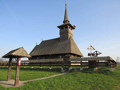 дървена църква, cucuceni, Трансилвания, Crisana, Румъния, Бихор
