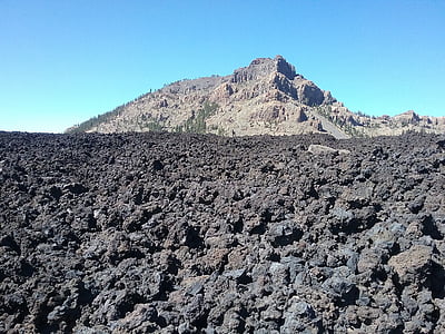 Tenerife, vulkaan, Teide, Canarische eilanden, berg, natuur, blauwe hemel