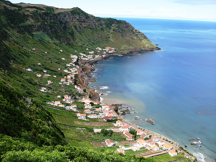 paisatge, Illes Açores, Mar, platja, natura, mar de Beira