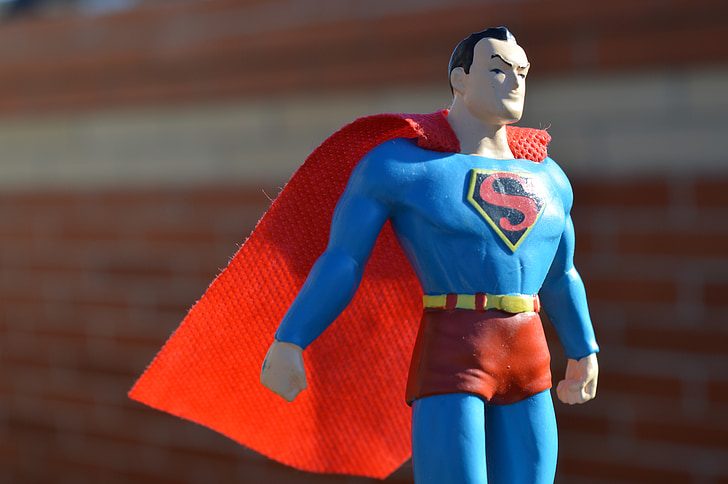 Superman, superhéroe, cabo, traje, hombre, Super héroe, macho