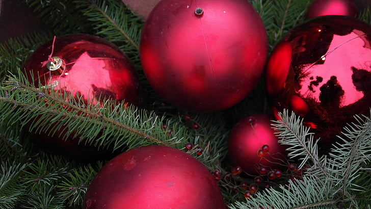 boules de Noël, Advent, atmosphère, Christmas, ornement de Noël, glaskugeln, décorations de Noël