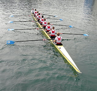 rowing, lucerne, reuss sprint, rowing race, reuss, river, water