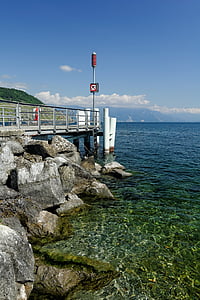 meer van Genève, Zwitserland, Vaud, beleggers, blauw, water, Lake