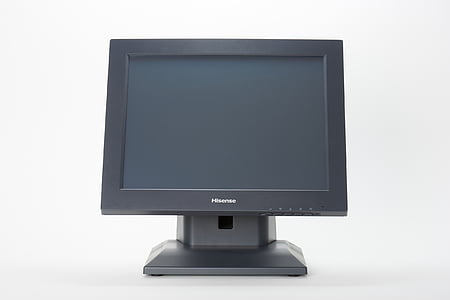 pos, monitor touch screen, Hisense, md15v, aparelho de televisão, tela plana, Studio um tiro