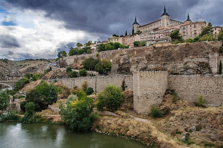 Toledo, ciudad medieval, arquitectura, históricamente, historia, lugar famoso, Fort