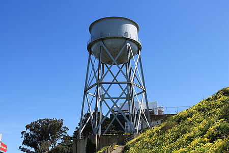 Alcatraz, SF, Landmark, sziget, utazás, börtön, San