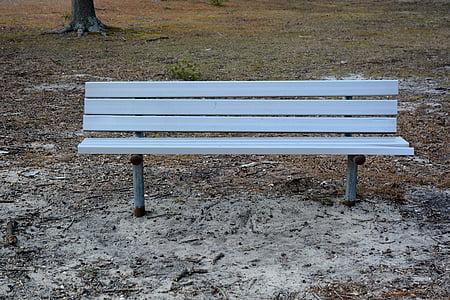 bench, seat, park, seated, sit, chair, nature