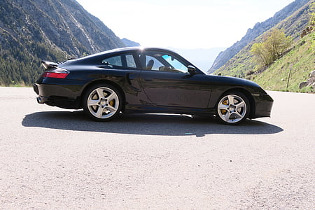 Porsche, 911, 996, Turbo, cottonwood kecil, Coupe, Mobil