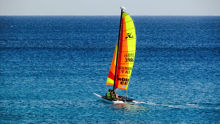 catamaran, boat, sea, sailing, tourism, leisure, sport
