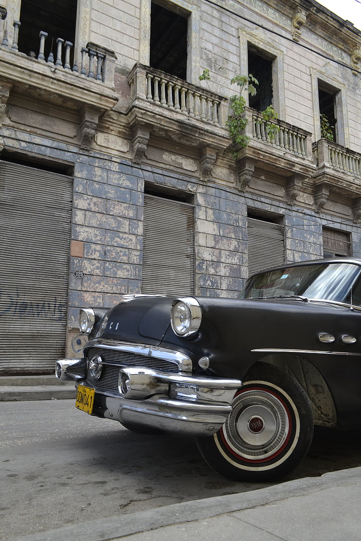 avto, Kuba, Holguin, stari