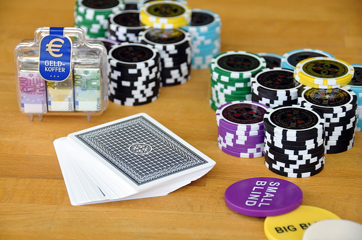 play, card game, poker, poker chips, chips, cards, gambling