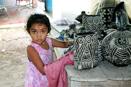jeune fille, Lenca, Honduras, Goascorán, vallée de, hondurien, enfant
