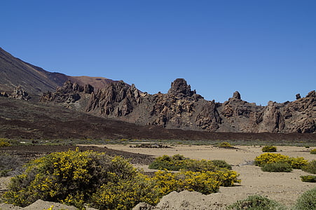 Teide national park, Taman Nasional, batu, Formasi batuan, Tenerife, Kepulauan Canary, Teide