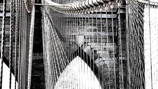 Brooklyn bridge, New york, interesantas vietas, orientieris, piesaiste, New york city