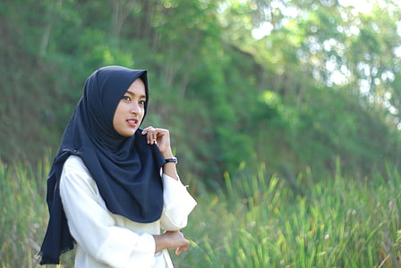 hijab, Indonēzija, reliģija, Islam, musulmaņu, daba, musulmaņu