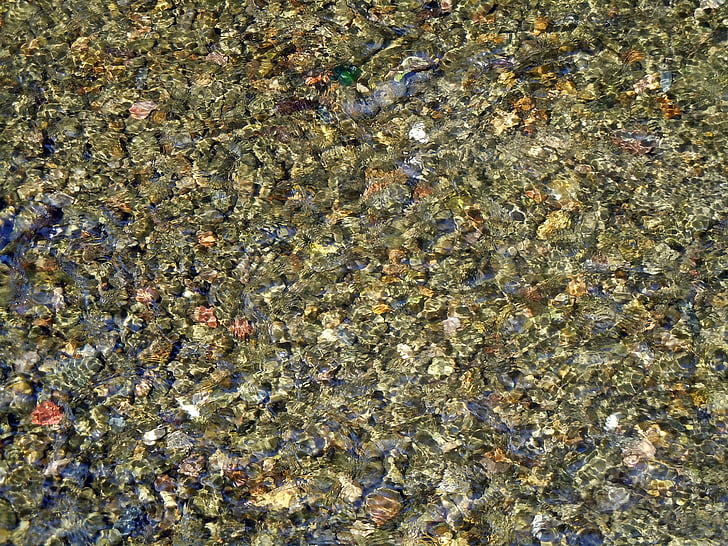 småsten, vatten, Pebble, stenar