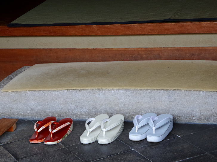 japanese, traditional, shoes, entrance