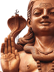 religie, Hindu, vrede, standbeeld, Gad met cobra, spiritualiteit, beeldhouwkunst