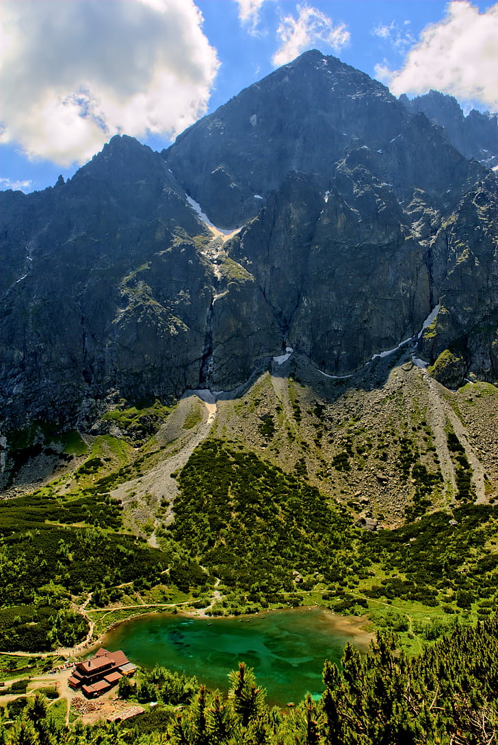 Tatry, Slovakia, dãy núi, màu xanh lá cây hồ, thanh thiếu niên, Xem, cảnh quan