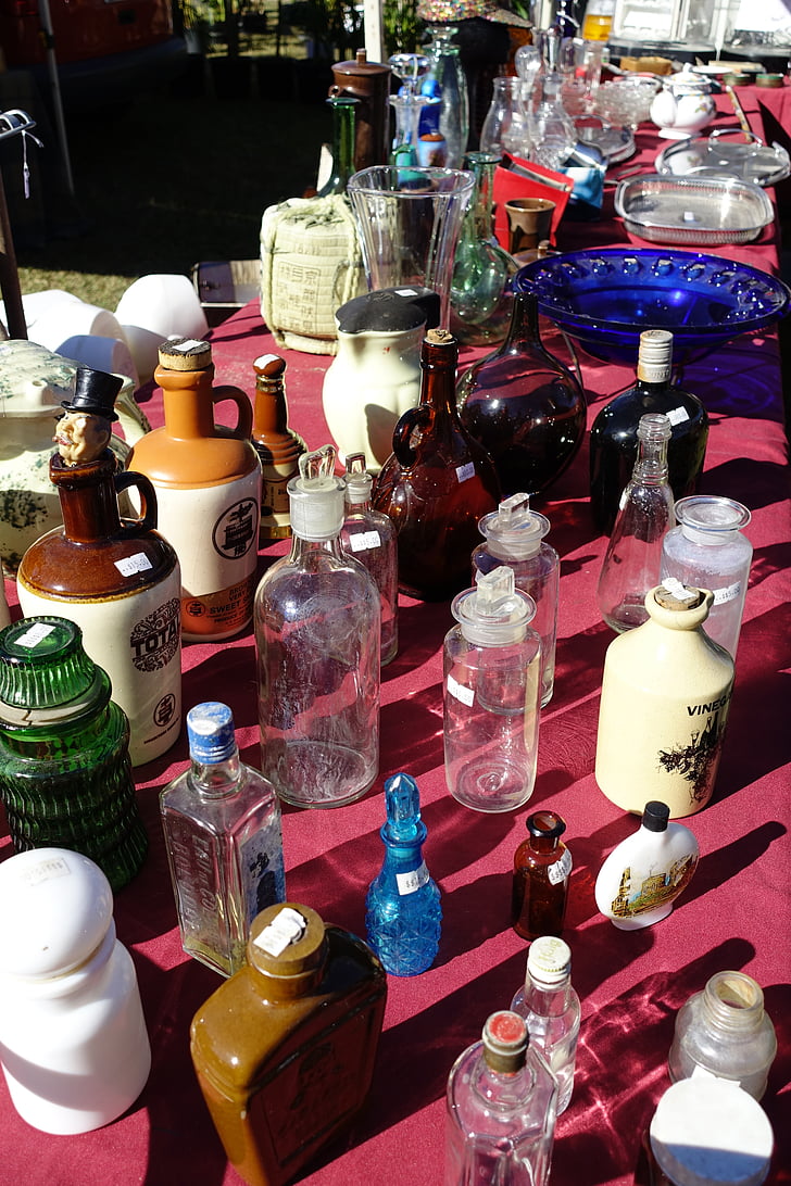 market, glass bottles, australia