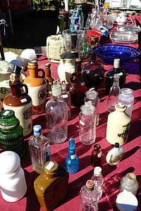trh, skleněné láhve, Austrálie