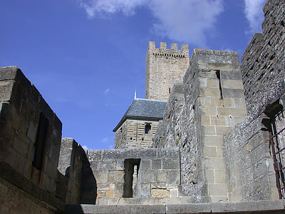 carcassonne, medieval castle, city