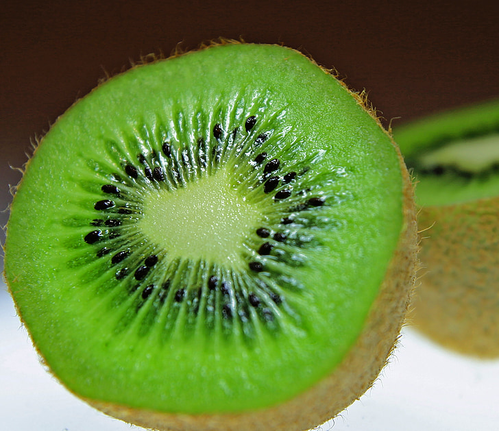 Kiwi, frukt, Frisch, skär, förfriskning, friska, vitaminer
