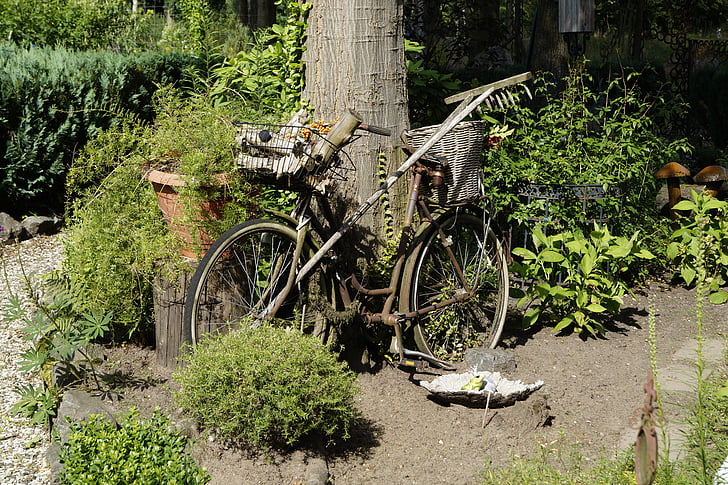 bicikl, zapušten, isključen, prošlosti