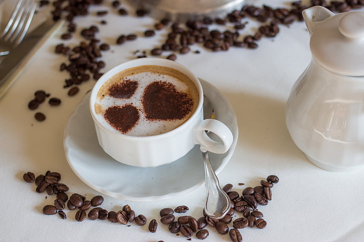 kohvi, kohvi tass, Café au lait, cappuccino, Cup, milchschaum, kuum
