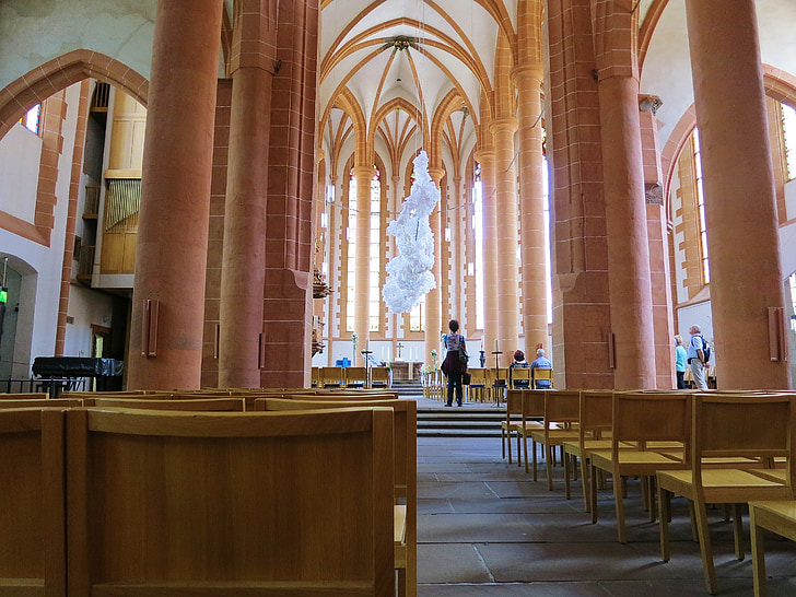 Katedrála, Heidelberg, kostel, staré město, Architektura, Německo, náboženství