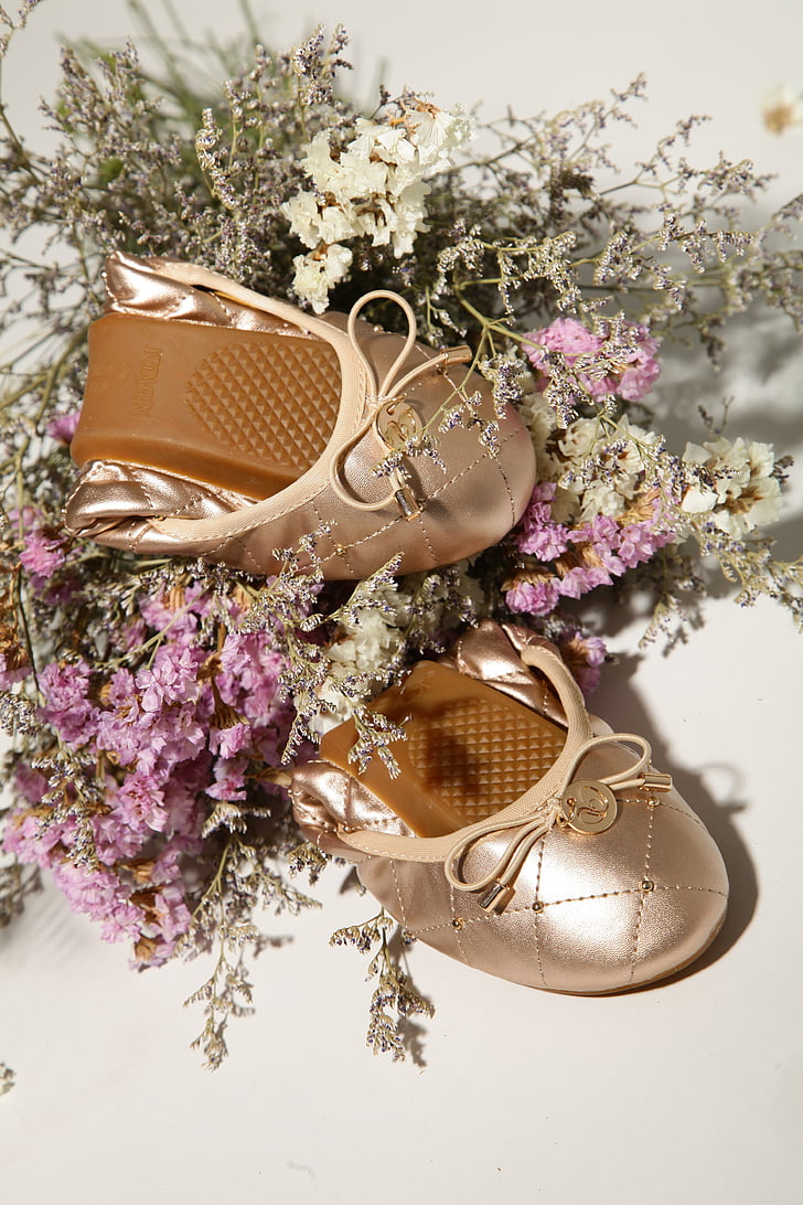 flower, shoe, fashion
